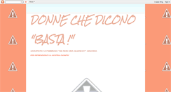 Desktop Screenshot of donnechediconobasta.blogspot.com