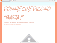 Tablet Screenshot of donnechediconobasta.blogspot.com