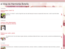 Tablet Screenshot of elblogdeharmoniebotella.blogspot.com