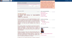 Desktop Screenshot of informeseculturaysociedad.blogspot.com