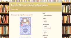 Desktop Screenshot of escolaaparecidaap.blogspot.com