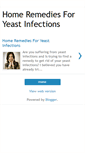 Mobile Screenshot of homeremediesyeastinfections.blogspot.com