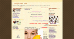 Desktop Screenshot of keluargasehatkita.blogspot.com