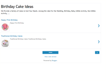 Tablet Screenshot of birthdaycakeides.blogspot.com