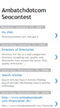 Mobile Screenshot of ambatchdotcomseocontests.blogspot.com