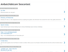 Tablet Screenshot of ambatchdotcomseocontests.blogspot.com