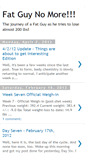 Mobile Screenshot of fatguynomore19.blogspot.com