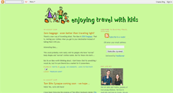 Desktop Screenshot of enjoyingtravelwithkids.blogspot.com