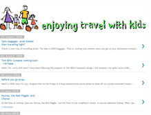 Tablet Screenshot of enjoyingtravelwithkids.blogspot.com