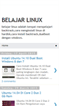 Mobile Screenshot of cobabelajarlinux.blogspot.com