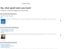 Tablet Screenshot of goodtasteevents.blogspot.com