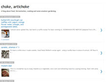 Tablet Screenshot of chokeartichoke.blogspot.com
