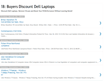 Tablet Screenshot of buyersdiscountdelllaptops.blogspot.com