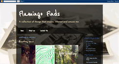 Desktop Screenshot of flamingofinds.blogspot.com