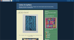 Desktop Screenshot of cottonon.blogspot.com