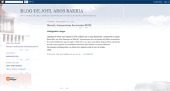 Desktop Screenshot of joelaros.blogspot.com