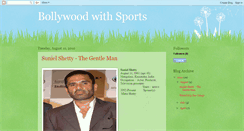 Desktop Screenshot of bollywoodandsports.blogspot.com