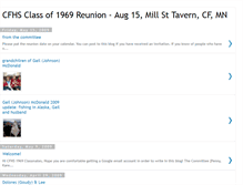 Tablet Screenshot of cfhs1969.blogspot.com