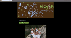 Desktop Screenshot of missybphotography.blogspot.com