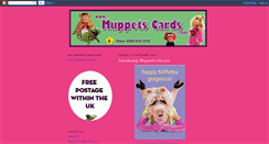 Desktop Screenshot of muppetscards.blogspot.com
