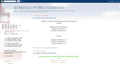 Desktop Screenshot of kursunlufutbolturnuvasi.blogspot.com