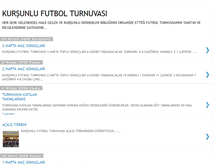 Tablet Screenshot of kursunlufutbolturnuvasi.blogspot.com