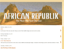 Tablet Screenshot of africanrepublik.blogspot.com