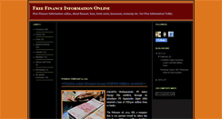 Desktop Screenshot of otofinanceinfo.blogspot.com