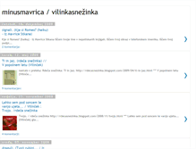 Tablet Screenshot of minusmavrica.blogspot.com