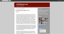 Desktop Screenshot of gunlukhayatcom.blogspot.com