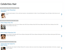 Tablet Screenshot of celebrities-hair.blogspot.com