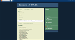 Desktop Screenshot of laboratorio1-b2009.blogspot.com