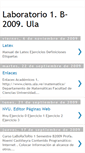 Mobile Screenshot of laboratorio1-b2009.blogspot.com