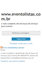 Mobile Screenshot of eventolistas.blogspot.com