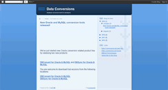 Desktop Screenshot of data-conversions.blogspot.com