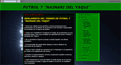 Desktop Screenshot of futbol7nainaridelyaqui.blogspot.com