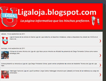 Tablet Screenshot of ligaloja.blogspot.com