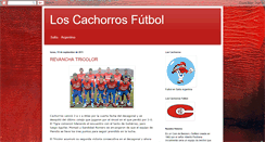 Desktop Screenshot of loscachorrosfutbol.blogspot.com