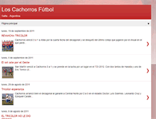 Tablet Screenshot of loscachorrosfutbol.blogspot.com