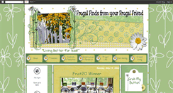 Desktop Screenshot of frugalfindsgiveaway.blogspot.com