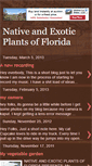 Mobile Screenshot of nativeandexoticplantsofflorida.blogspot.com