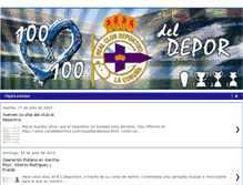 Tablet Screenshot of 100x100deldepor.blogspot.com