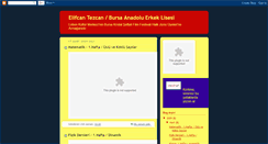 Desktop Screenshot of elifcantezcan.blogspot.com