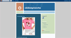 Desktop Screenshot of ckdesignworks.blogspot.com