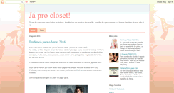 Desktop Screenshot of japrocloset.blogspot.com