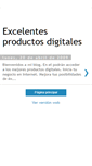 Mobile Screenshot of excelentesproductosdigitales.blogspot.com