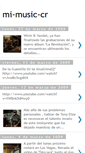 Mobile Screenshot of mi-music-cr.blogspot.com