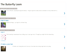 Tablet Screenshot of butterflyloom.blogspot.com