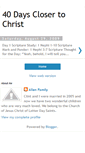 Mobile Screenshot of 40daysc2c.blogspot.com