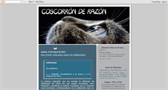 Desktop Screenshot of coscorronderazon.blogspot.com
